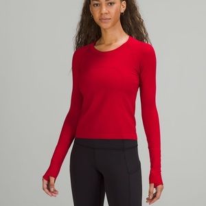 Lululemon Swiftly Longsleeve Race length New with tags sz8
